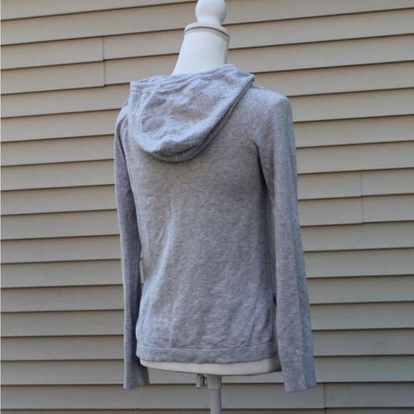 Juicy Couture Gray Light Weight Sweater Hoodie - Picture 4 of 10